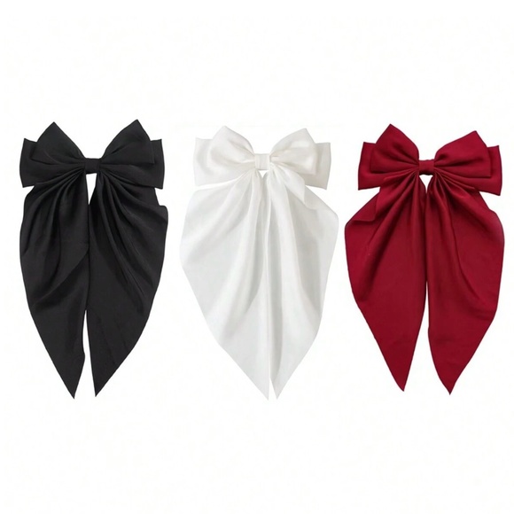 Elegant Large Size Bow Hair Clip - Picture 2 of 7